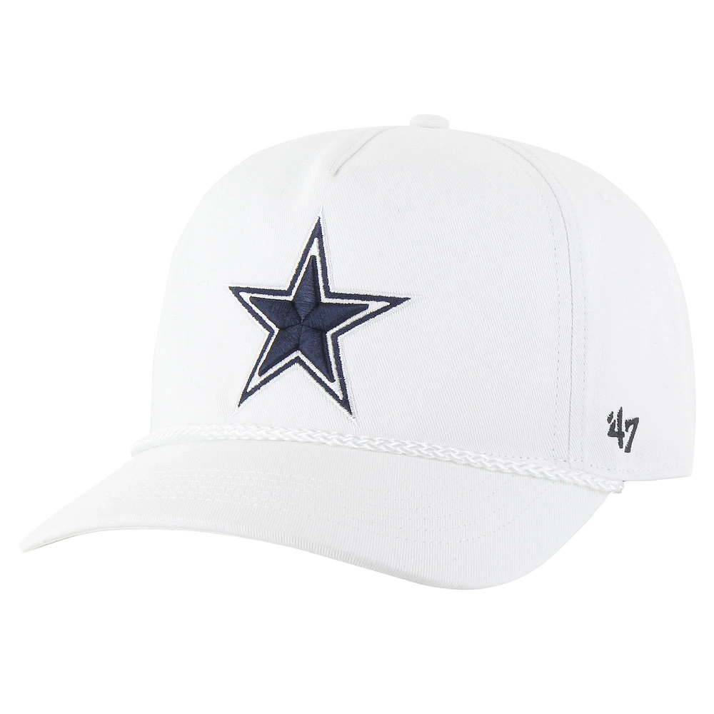 Men's '47 White Dallas Cowboys Rope Hitch Adjustable Hat