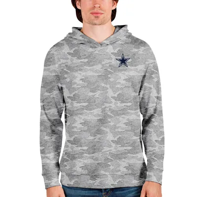 Men's The Wild Collective Black Dallas Cowboys Camo Pullover Hoodie