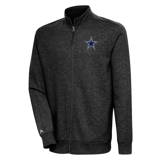 Men's Navy Dallas Cowboys Zephyr Softshell Full-Zip Jacket Size: Small