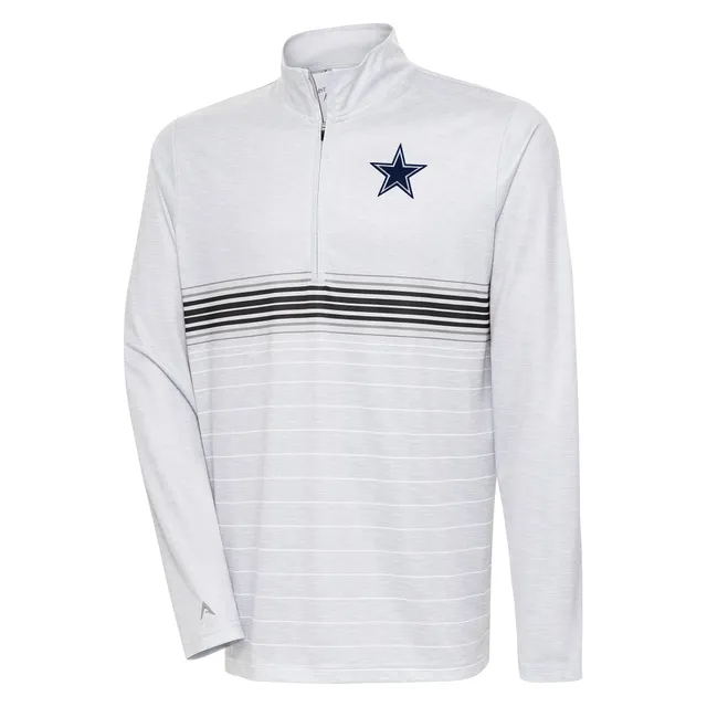 Dallas Cowboys Antigua Course Full-Zip Jacket - Heathered Navy