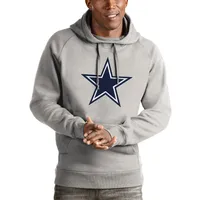 Women's Antigua White Dallas Cowboys Team Victory Full-Zip Hoodie