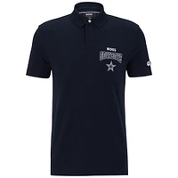 Men's BOSS X NFL Navy/White Dallas Cowboys Punter Polo