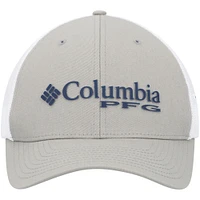 Casquette Columbia Dallas Cowboys PFG Ball Flex pour homme, gris/blanc