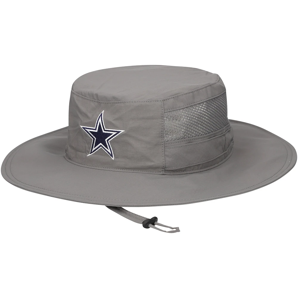 Chapeau bob Omni-Shade Bora Bora Booney III gris Dallas Cowboys pour homme de Columbia