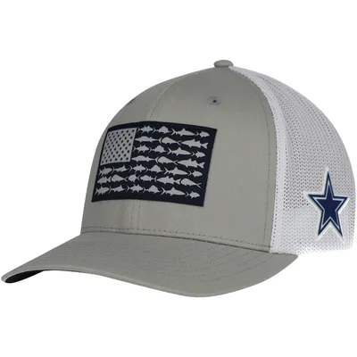 Trucker Hat - Flag Gray & White