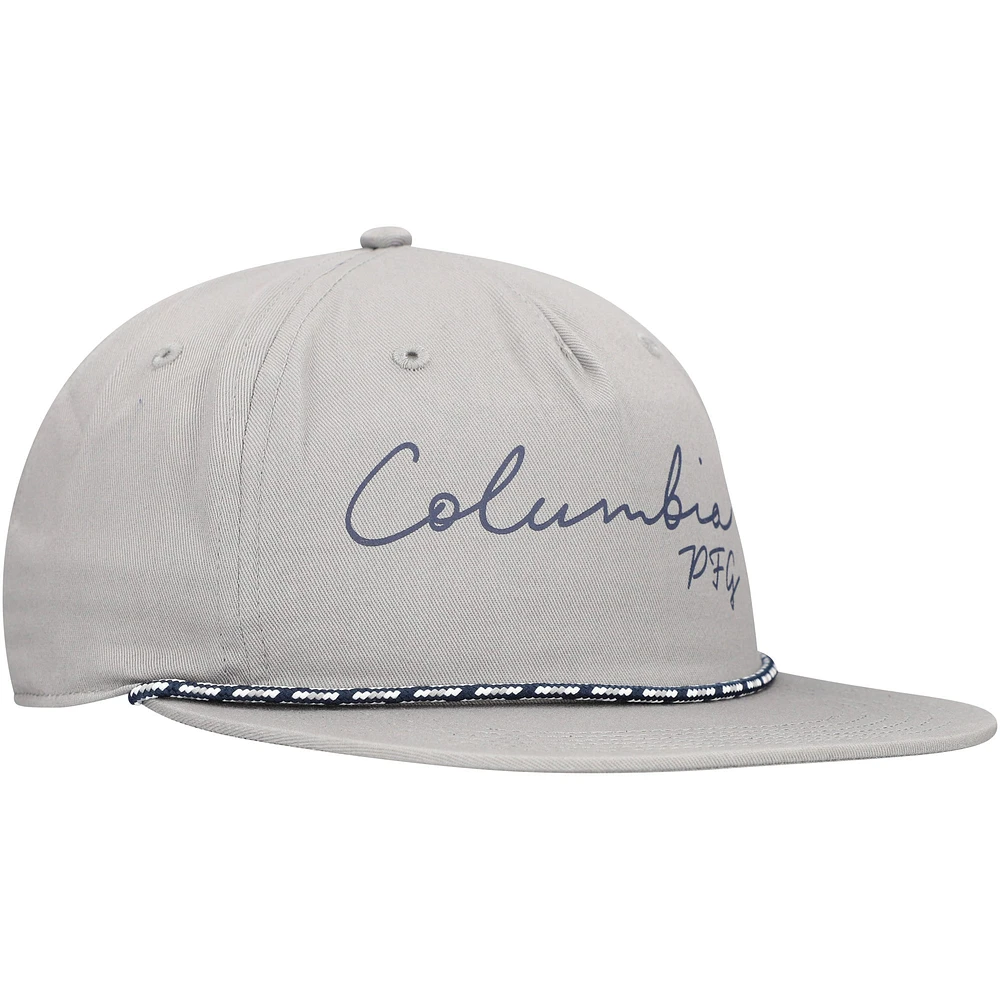 Casquette ajustable Columbia Dallas Cowboys PHG Back Tack pour homme, gris