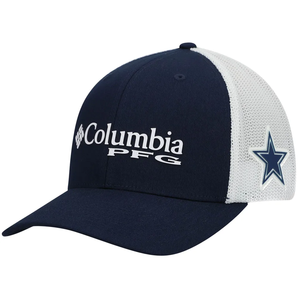 Lids Dallas Cowboys Columbia PFG Flex Hat - Navy/Gray