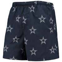 Men's Columbia Navy Dallas Cowboys Backcast II Omni-Shade Swim Shorts