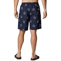 Men's Columbia Navy Dallas Cowboys Backcast III Printed Shorts