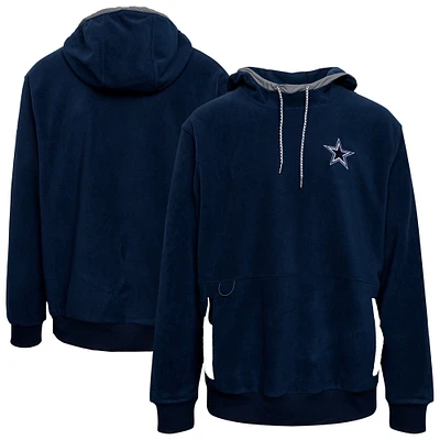 Men's Columbia Navy Dallas Cowboys Flanker Fleece Pullover Hoodie