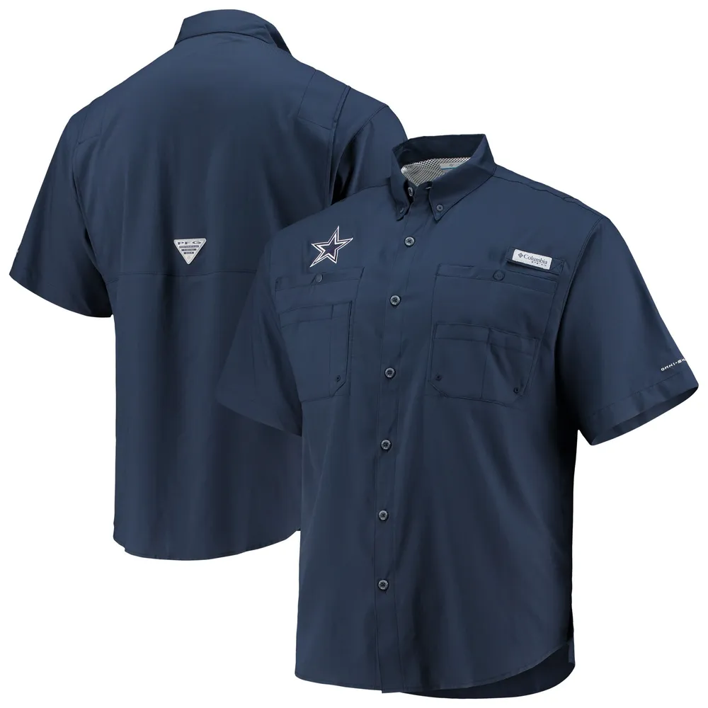 Lids Dallas Cowboys Columbia Tamiami Omni-Shade Button-Down Shirt