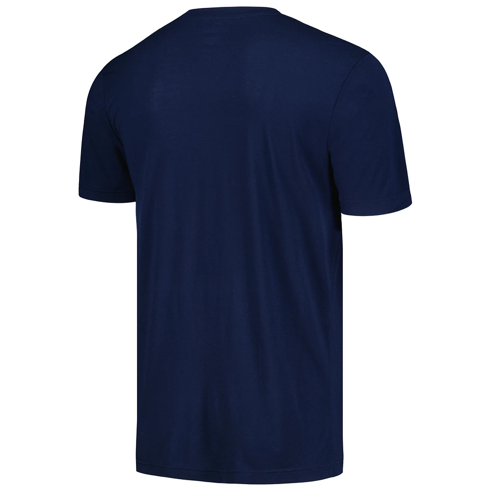 Ensemble de nuit t-shirt et pantalon Concepts Sport pour hommes, bleu marine, Dallas Cowboys Arctic