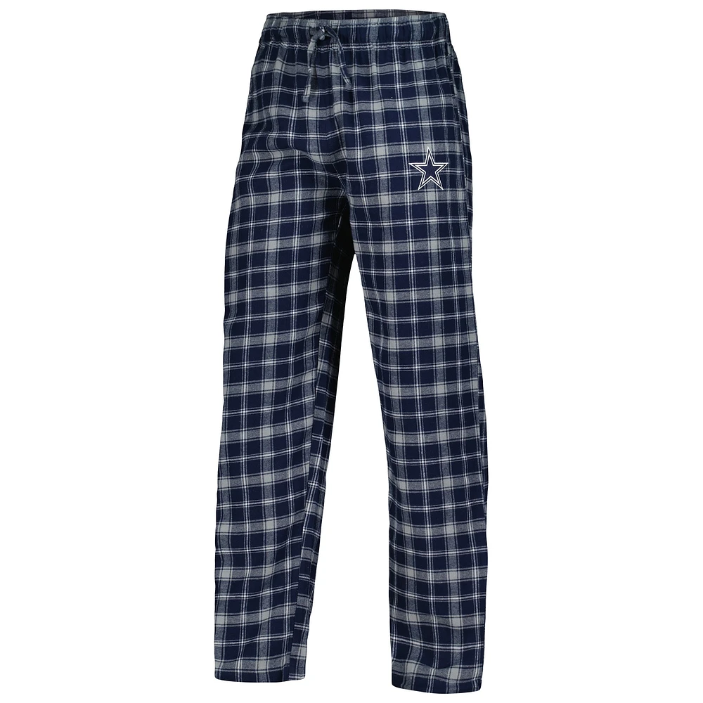 Ensemble de nuit t-shirt et pantalon Concepts Sport pour hommes, bleu marine, Dallas Cowboys Arctic