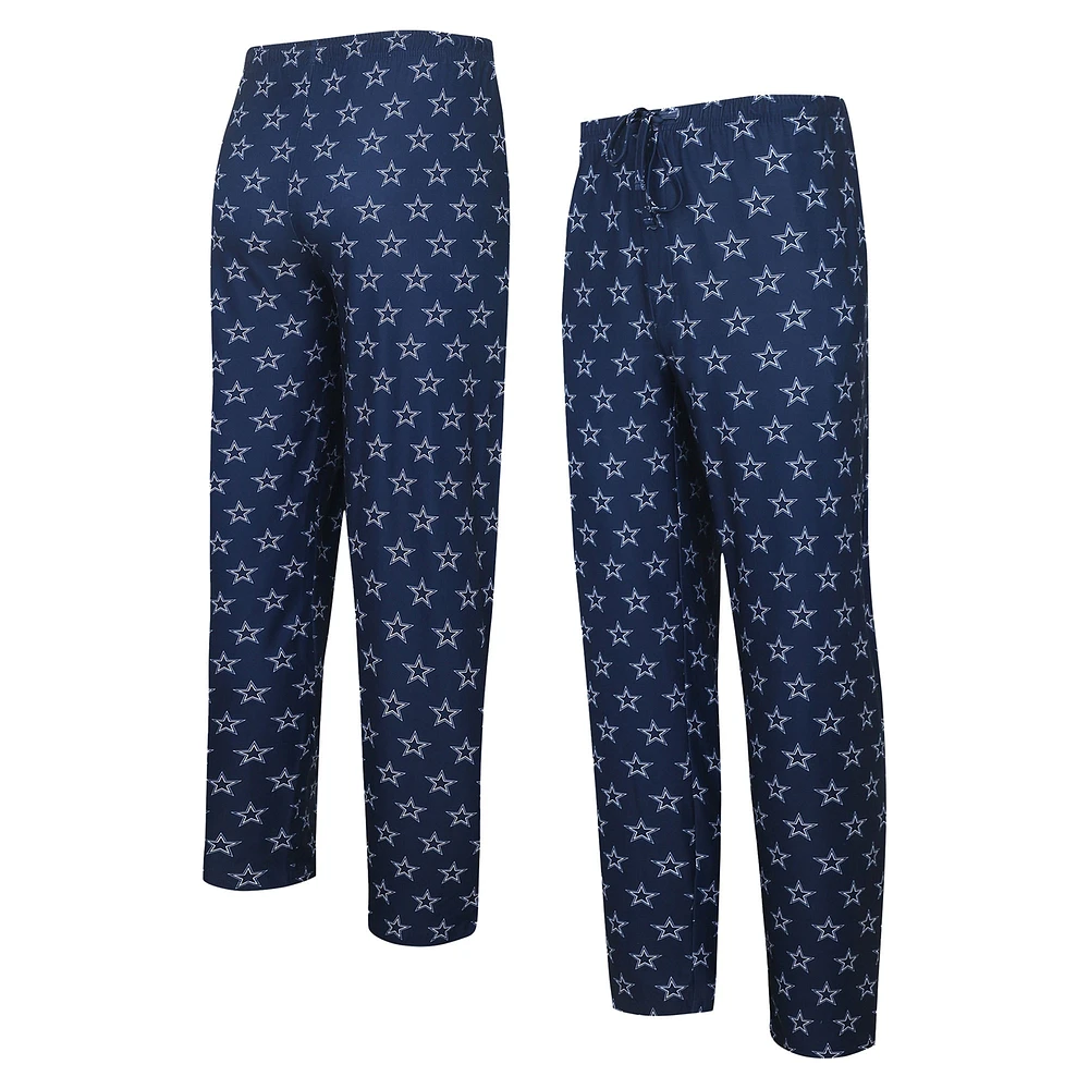 Pantalon de nuit Concepts Sport bleu marine Dallas Cowboys Gauge pour hommes