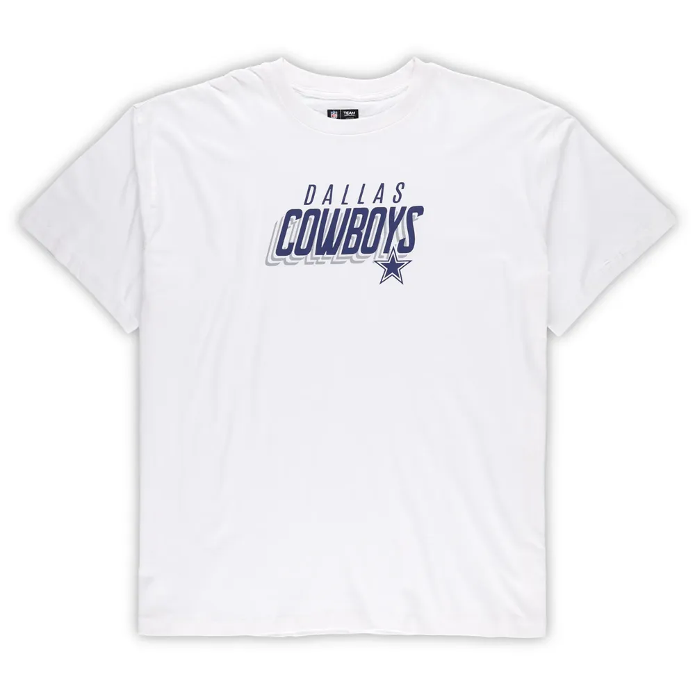 Concepts Sport Men's Concepts Sport White/Charcoal Dallas Cowboys Big & Tall  T-Shirt and Shorts Set