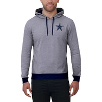 Sweat à capuche en tricot ton sur pour homme de la collection Darius Rucker Fanatics, bleu marine, Dallas Cowboys