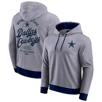 Sweat à capuche en tricot ton sur pour homme de la collection Darius Rucker Fanatics, bleu marine, Dallas Cowboys