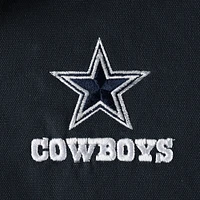 Dunbrooke Charcoal Dallas Cowboys Big & Tall Dakota Sweat à capuche en toile Veste entièrement zippée