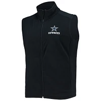 Dunbrooke Navy Dallas Cowboys Houston Fleece Full-Zip Vest pour homme