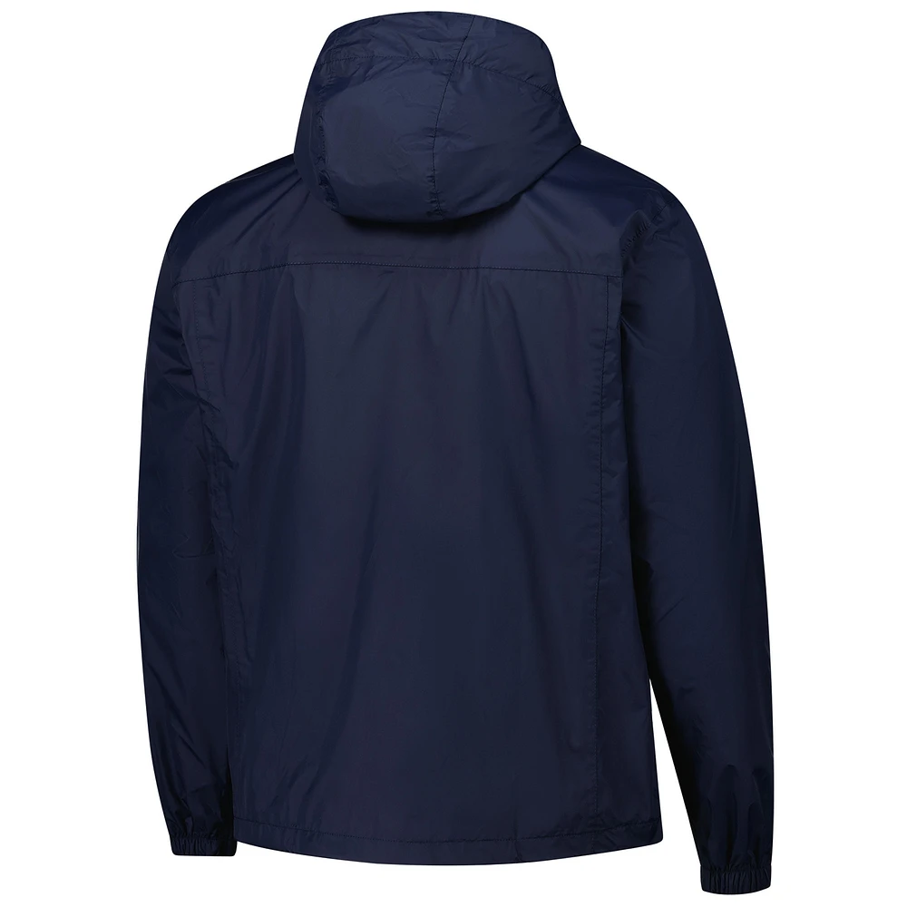 Men's Dunbrooke Navy Dallas Cowboys Tropic Waterproof Packable Full-Zip Hoodie Jacket