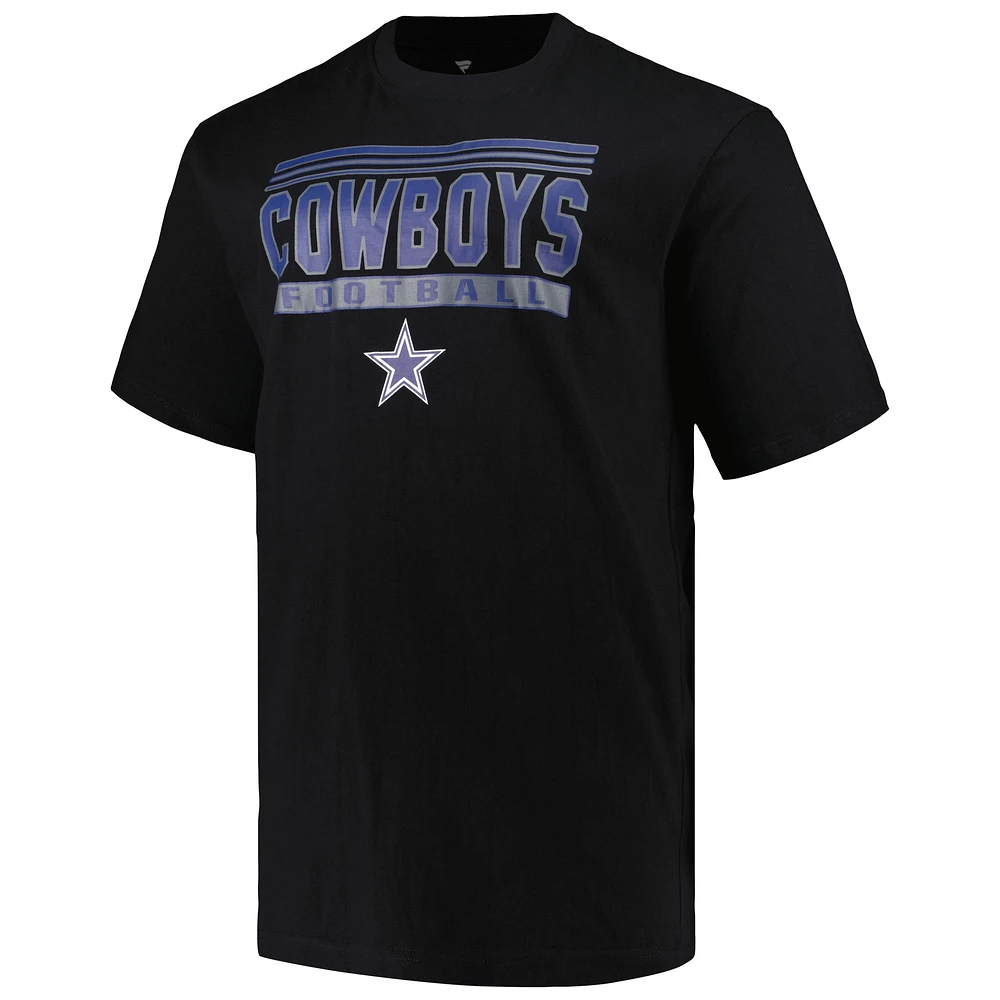 Men's Fanatics Black Dallas Cowboys Big & Tall Pop T-Shirt