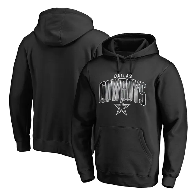 Lids Dallas Cowboys Fanatics Branded Team Authentic Custom Pullover Hoodie  - Heathered Gray