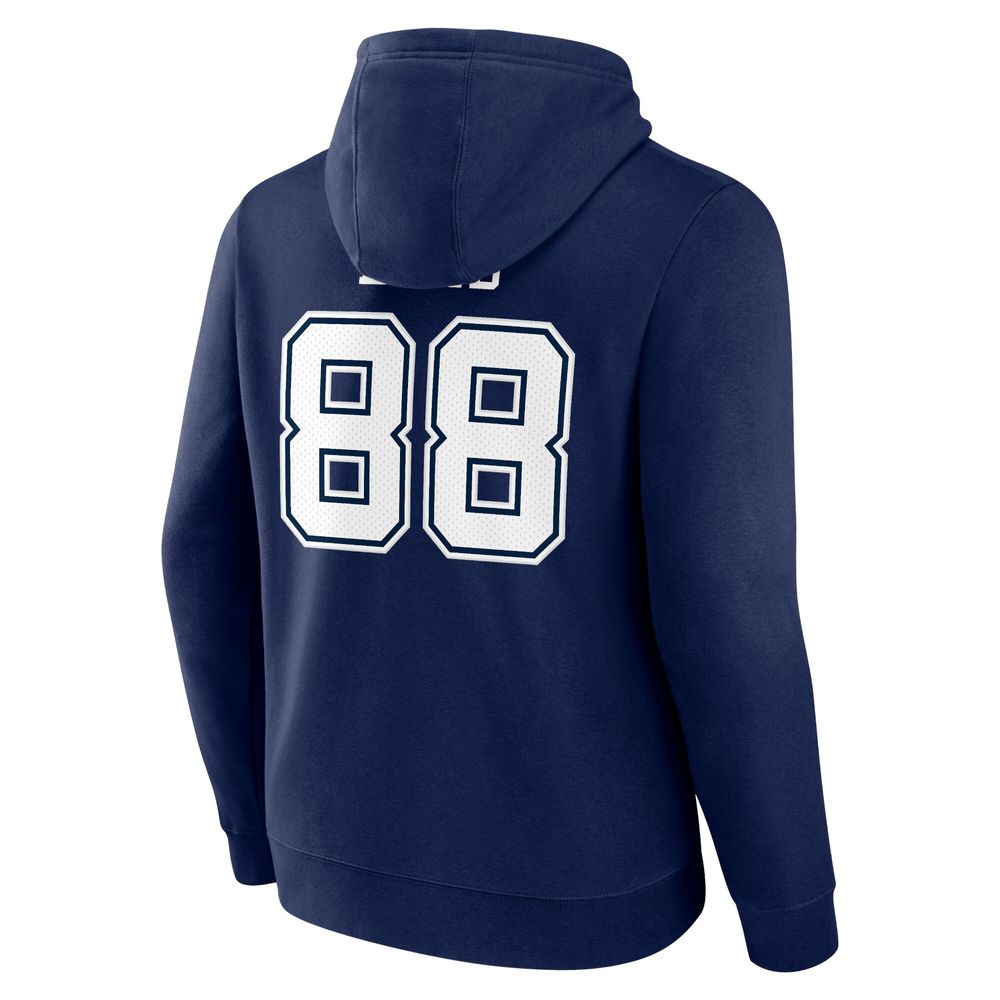 Men's Fanatics Branded CeeDee Lamb Navy Dallas Cowboys Player Icon Name &  Number Pullover Hoodie