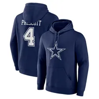 CeeDee Lamb Dallas Cowboys Big & Tall Fleece Name & Number Pullover Hoodie  - Navy