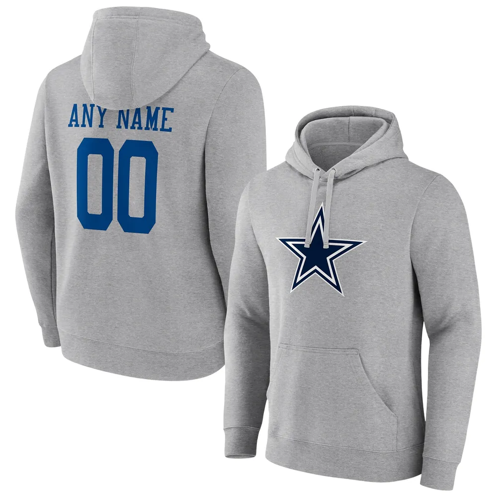 Dallas Cowboys Fanatics Branded Women's Classic Outline Pullover Hoodie -  Heather Gray