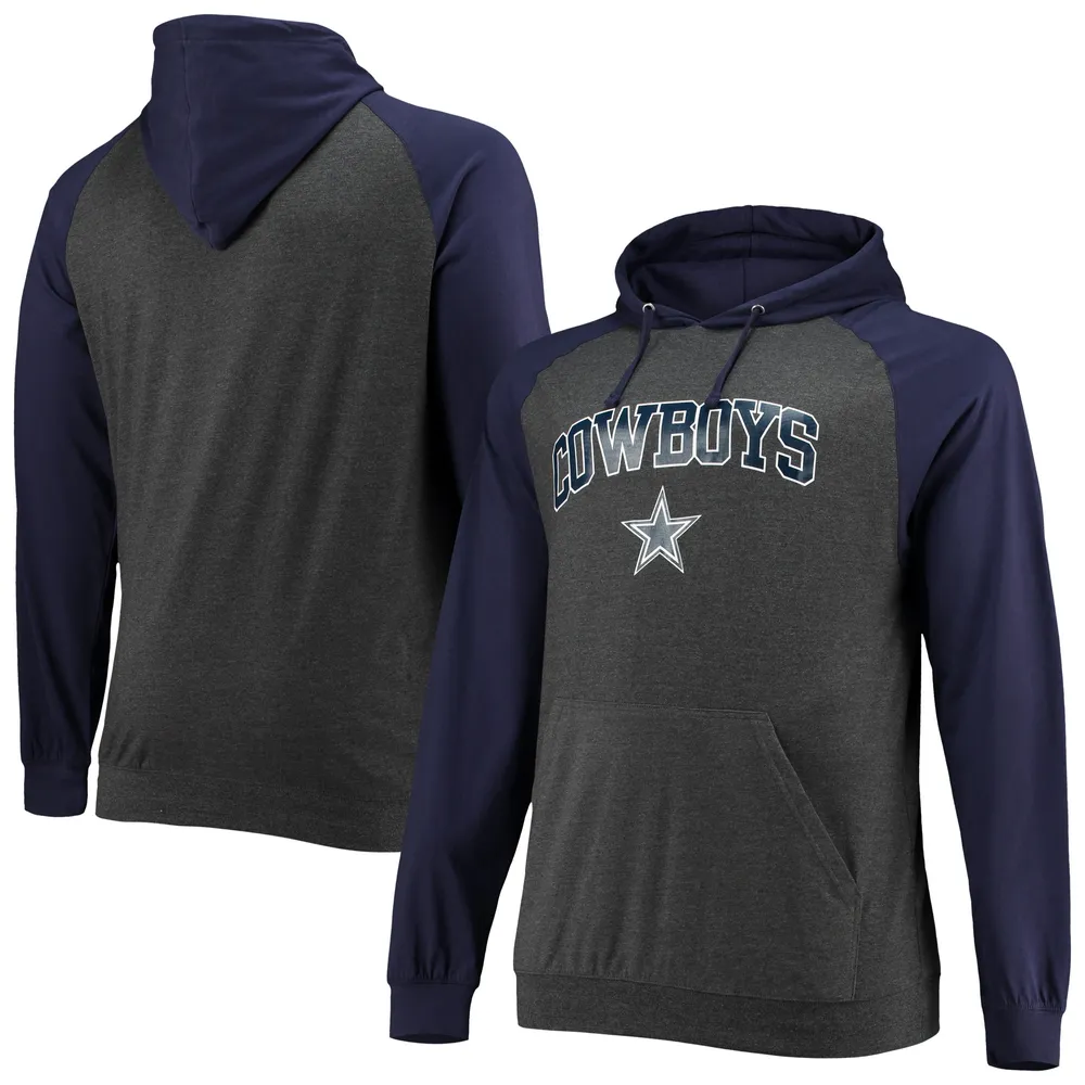 Dallas Cowboys Fanatics Branded Big & Tall Pullover Hoodie - Navy