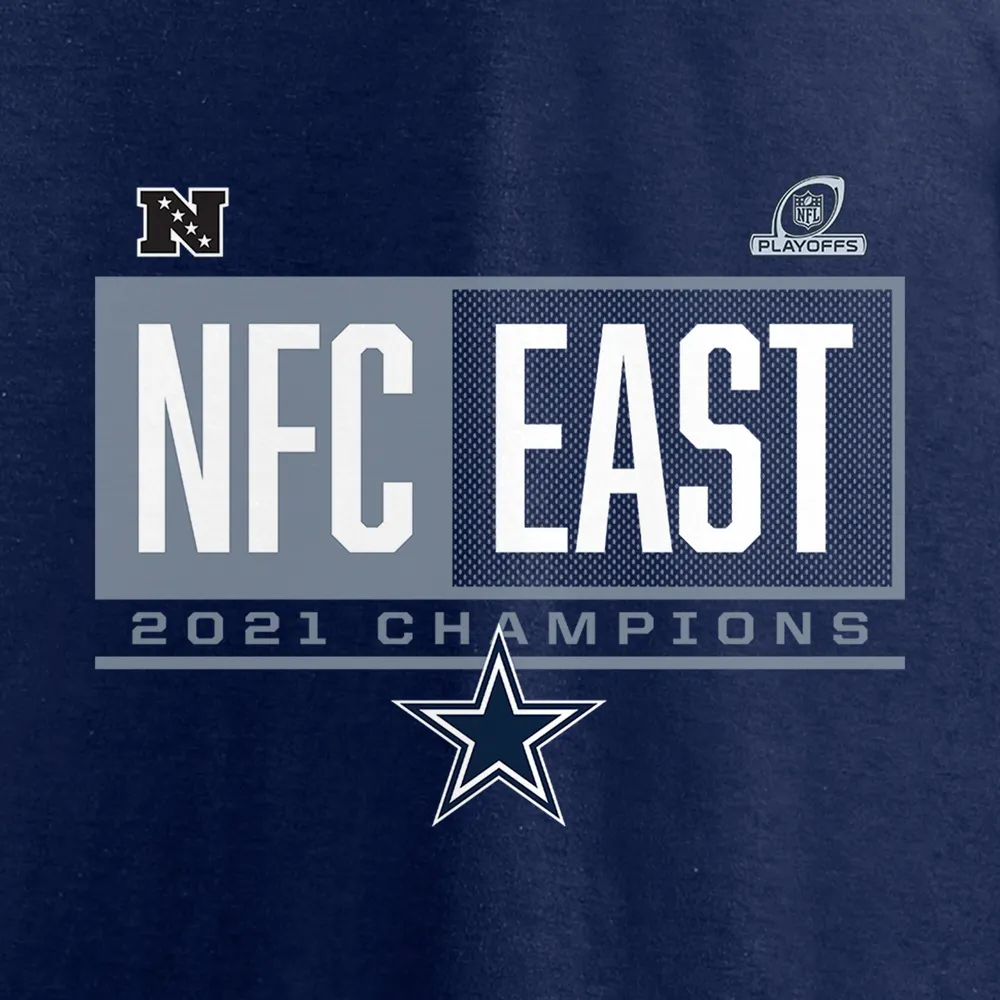 Fanatics Branded Men's Fanatics Branded Navy Dallas Cowboys 2021 NFC East  Division Champions Blocked Favorite T-Shirt