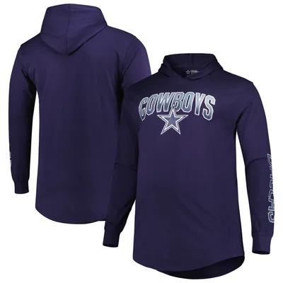 Dallas Cowboys Fanatics Branded Big & Tall Front Runner Pullover Hoodie - Navy