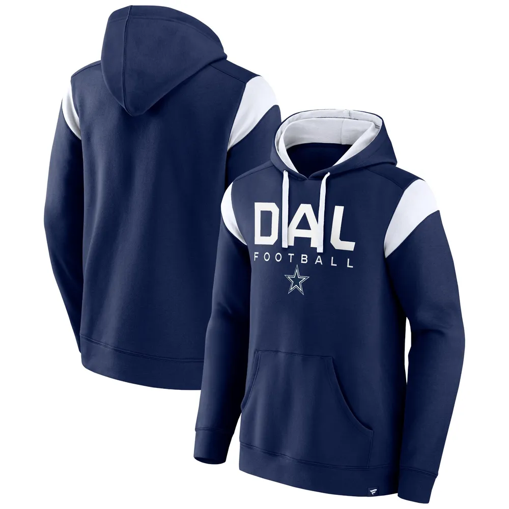 Men's Fanatics Branded Navy Dallas Cowboys Big & Tall Pullover Hoodie