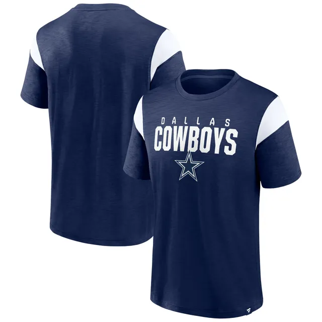 Men's Fanatics Branded Navy Dallas Cowboys Team Authentic Personalized Name  & Number T-Shirt