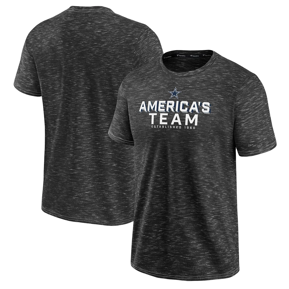 T-shirt composant Fanatics Charcoal Dallas Cowboys pour hommes