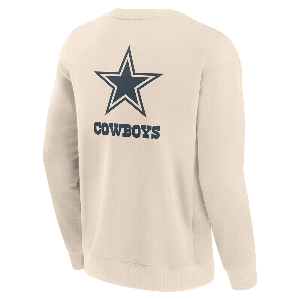 Sweat-shirt à capuche pour homme Fanatics Cream Dallas Cowboys Elements Future Ground Lettering