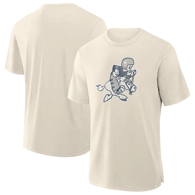 T-shirt fanatiques crème Dallas Cowboys Slub pour hommes