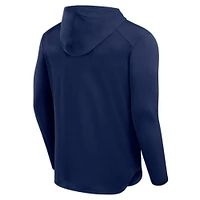 Men's Fanatics Gray Dallas Cowboys Front Office Power Mono Long Sleeve Hoodie T-Shirt