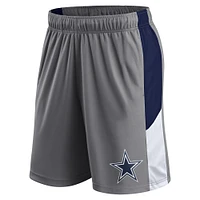 Men's Fanatics Gray Dallas Cowboys Logo Shorts