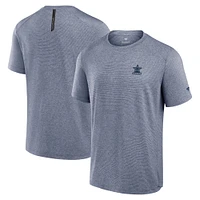 T-shirt Fanatics Heather Navy pour homme avec logo Front Office Move des Cowboys de Dallas