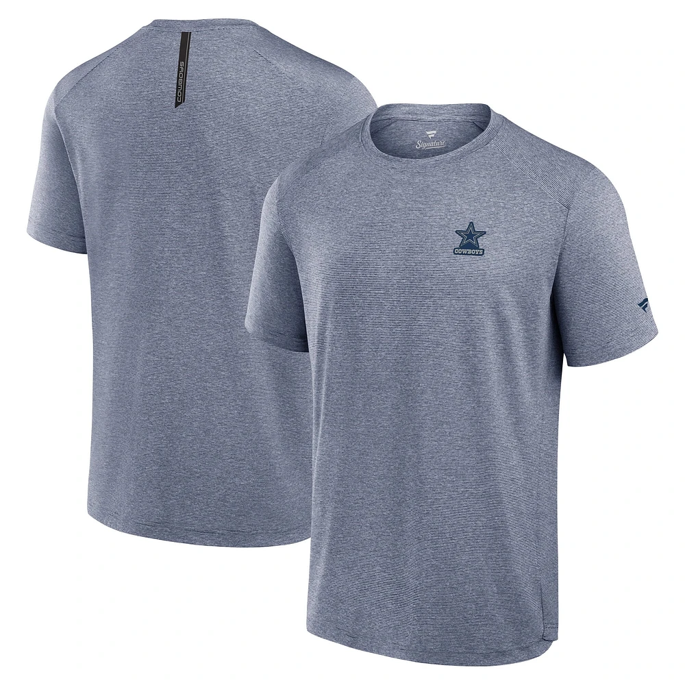 T-shirt Fanatics Heather Navy pour homme avec logo Front Office Move des Cowboys de Dallas