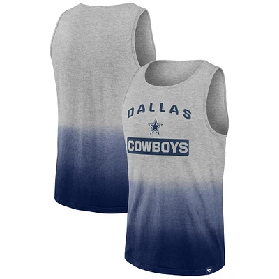 Fanatics pour hommes gris chiné/marine Dallas Cowboys Our Year - Débardeur