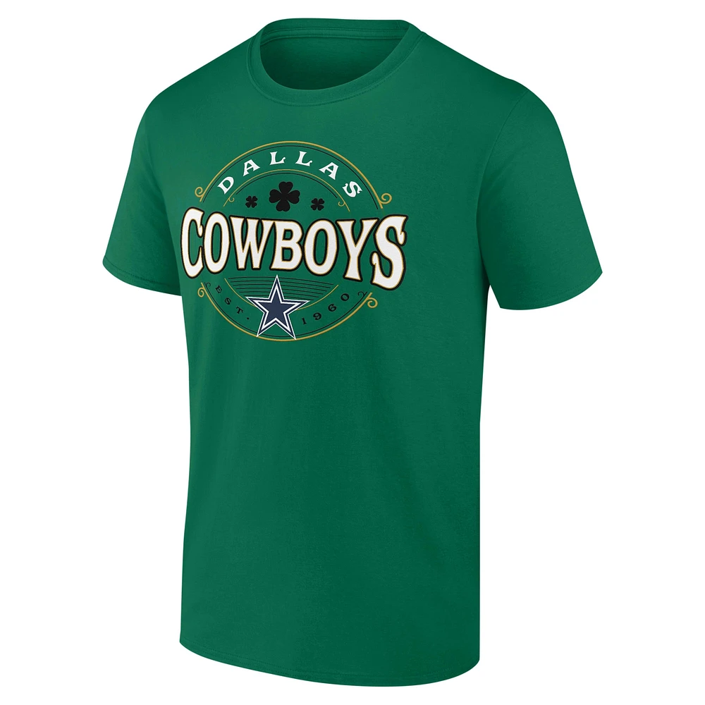 Fanatics pour hommes Kelly Green Dallas Cowboys Big & Tall T-shirt celtique