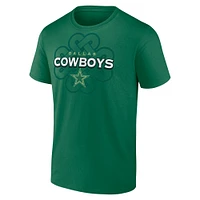 Men's Fanatics Kelly Green Dallas Cowboys Celtic Luck T-Shirt