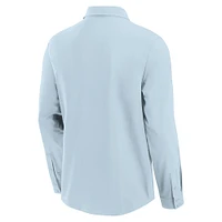 Men's Fanatics Light Blue Dallas Cowboys Front Office Long Sleeve Button-Up Shirt