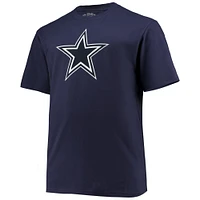 T-shirt Fanatics Micah Parsons pour hommes, bleu marine, avec nom et numéro de joueur des Cowboys Dallas, grande taille