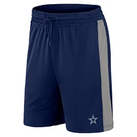 Fanatics pour hommes bleu marine/gris Dallas Cowboys Break It Loose - Shorts