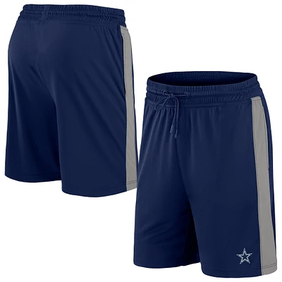 Fanatics pour hommes bleu marine/gris Dallas Cowboys Break It Loose - Shorts