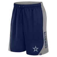 Men's Fanatics Navy/Gray Dallas Cowboys No Defense Shorts