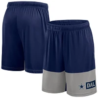 Men's Fanatics Navy/Silver Dallas Cowboys Big & Tall Best of the Performance Shorts